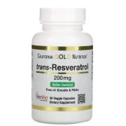 Заказать California Gold Nutrition Trans-Resveratrol 200 мг 60 капс