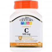 Заказать 21st Century Vitamin C 500 мг Chewable 110 таб