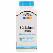 Заказать 21st Century Calcium 1000 мг + D3 90 таб
