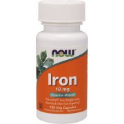 Заказать NOW Iron 18 мг 120 вег капс