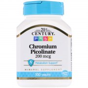 Заказать 21st Century Chromium Picolinate 200 мкг 100 таб